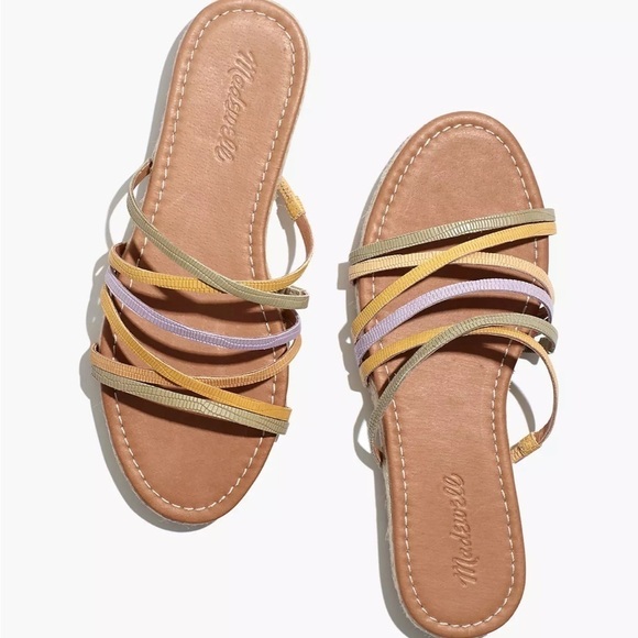 Madewell Woman The Kathrny Espadrille Slide Sandals, Size 7.5 - Picture 1 of 6